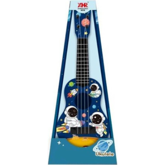 Παιδική κιθάρα μπλε με σχέδιο αστροναύτες