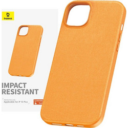 Baseus Fauxther Series MagSafe Orange (iPhone 15 Plus)