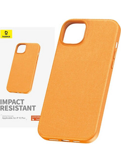 Baseus Fauxther Series MagSafe Orange (iPhone 15 Plus)