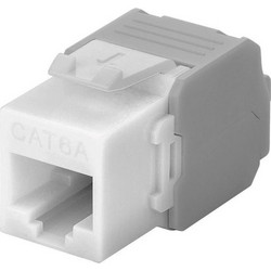 GOOBAY Keystone module RJ45 CAT 6A 90867 UTP σε λευκό χρώμα - 90867