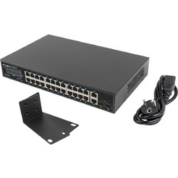 Lanberg RSGE-24P-2GE-2S-360 Unmanaged L2 Switch με 24 Θύρες Ethernet 1Gbps
