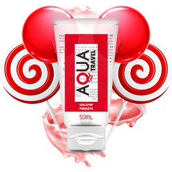 Aqua Travel Lollipop Flavour Λιπαντικό Gel Νερού Κόλπου & Πρωκτού 50ml