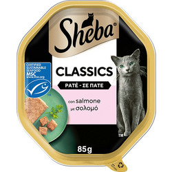 Sheba Classics Adult Pate with Salmon 85gr