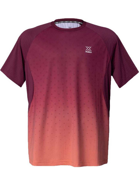 MUNICH MAN PRO DRY TEE BORDEUX/CORAL