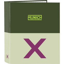 Φάκελος δακτυλίου Munich Bright khaki Πράσινο A4 27 x 33 x 6 cm