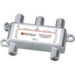 Opticum Splitter 4 way, 5-2400Mhz, power pass