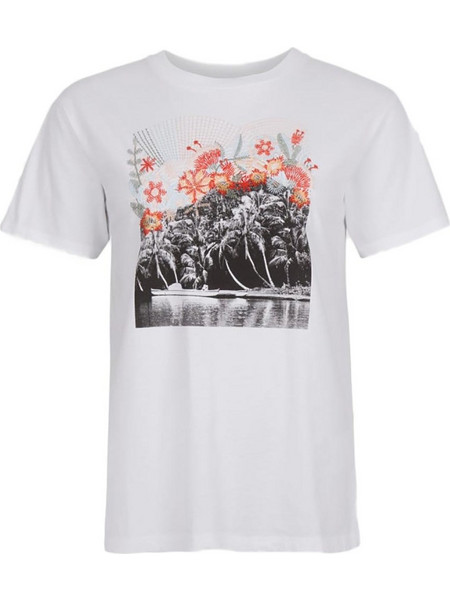 ...κοντομάνικη μπλούζα Palm T-Shirt 1850018-11010