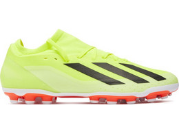 Adidas X Crazyfast League AG IF0677 Παιδικά Ποδοσφαιρικά Παπούτσια Με Τάπες Κίτρινα