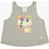 Champion Παιδικό Crop Top Αμάνικο Γκρι 403875-EM006