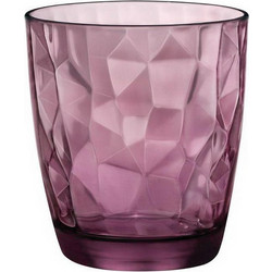 Bormioli Rocco Σετ Ποτήρια Κρασιού Γυάλινα Diamond Rock Purple 305ml 6τμχ BR00125503