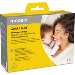 Medela Quick Clean(TM) Σακουλάκια Αποστείρωσης Φούρνου Μικροκυμάτων 5 Τμχ
