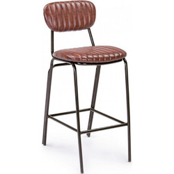 Bizzotto Debbie Σκαμπώ Καφέ-Πορτοκαλί/Pu 44x51x100 Κωδικός: 0746105 (2 τεμάχια)