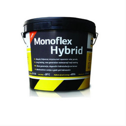 Bauer Monoflex NanoHybrid Ελαστομερές Επαλειφόμενο Υβριδικό Μονωτικό Στεγανωτικό Ταράτσας Λευκό 13kg
