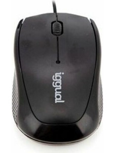Iggual IGG316849 Ενσύρματο Ποντίκι Black