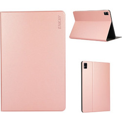 Θήκη Tablet ENKAY HAT PRINCE για Xiaomi Redmi Pad SE 11" Δερματίνη PU, Αυτόματη Αφύπνιση/Ύπνος, Στήριγμα - ροζ χρυσό