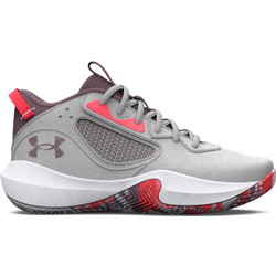 Under Armour Lockdown 6 GS Παιδικά Αθλητικά Παπούτσια για Μπάσκετ Μαύρα Πράσινα 3025617-006