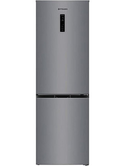 Pyramis FSO 185 Ψυγειοκαταψύκτης 323lt Full No Frost Υ185xΠ60xΒ68.5cm Inox