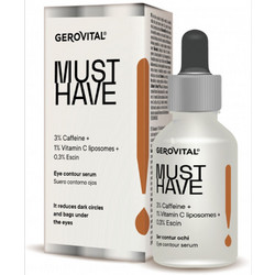 Gerovital Eye Contur Serum Ματιών για Μαύρους Κύκλους με Βιταμίνη C 30ml