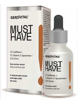 Gerovital Eye Contur Serum Ματιών για Μαύρους Κύκλους με Βιταμίνη C 30ml