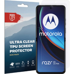 Rosso Ultra Clear Screen Protector - Μεμβράνη Προστασίας Οθόνης - Motorola Razr 40 Ultra - 2 Τεμάχια (8719246409318)