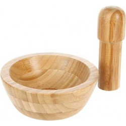 Γουδί με Γουδοχέρι Bamboo 120059 13x5cm