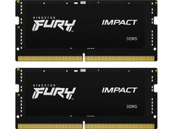 Kingston Fury Impact 32GB (2X16GB) DDR5 RAM 5600MHz C40 SoDimm Black KF556S40IBK2-32