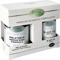 Power Health Platinum Range Melatonin Premium Sleep Formula 30s + B-Vit 12 1000iu 20 Κάψουλες
