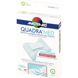 Master Aid Quadra Med Αυτοκόλλητα Επιθέματα Finger 5.6x3.8cm 6τμχ