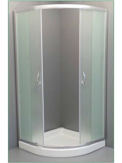 Καμπίνα Μπάνιου Gloria Romeo Mat Γωνιακή 90 x 90 x 180h 90-1950