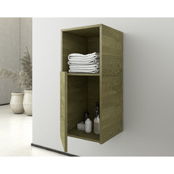 Κρεμαστό Ερμάριο Sorrento 35 cm Natural Wood