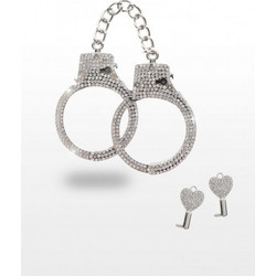 Taboom Diamond Wrist Χειροπέδες Ασημί