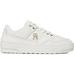 Tommy Hilfiger Γυναικεία Sneakers Εκρού FW0FW07756-YBL