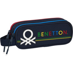Benetton Sixties Κασετίνα με 2 Θήκες Navy Μπλε S4308073
