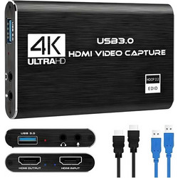 Video Grabber & Audio 2 x Hdmi To USB 3.0 4K Ultra HD HDCP 2.2 Μετατροπέας Εικόνας