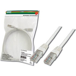 Digitus U/UTP Cat.6 Καλώδιο Δικτύου Ethernet 10m White DK-1611-100/WH