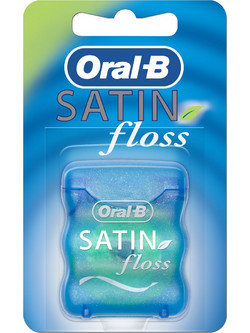 Oral-B Oral Satin Floss Mint Κερωμένο Οδοντικό Νήμα με Γεύση 25m
