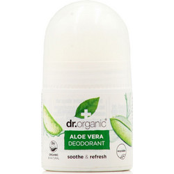 Dr. Organic Aloe Vera Φυσικό Αποσμητικό Roll On Χωρίς Αλουμίνιο 50ml