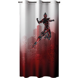 Saint Clair Παιδική Κουρτίνα με Τρουκς 160x240 Bionic White/Red
