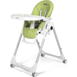 Peg Perego Prima Pappa Follow Me Αναδιπλούμενο Καρεκλάκι Φαγητού με Ροδάκια Wonder Green