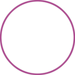 Χούλα-Χουπ 70cm - Φ19mm - 260gr, Φούξια