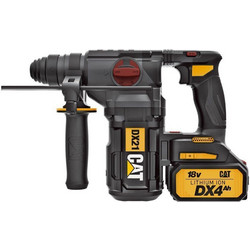 CAT DX21 Περιστροφικό Σκαπτικό Πιστολέτο Μπαταρίας 18V 2x4Ah με SDS Plus