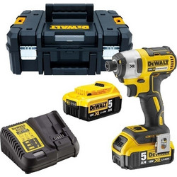 DeWALT DCF887P2 Κρουστικό Παλμικό Κατσαβίδι Μπαταρίας Brushless 18V 2x5Ah