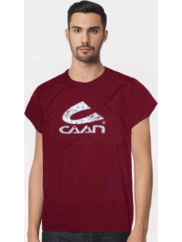 Caan Men s Logo T-shirt T-shirt Bordeaux 7718bordeaux