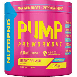 Nutrend Pump Pre Workout Berry Splash 225gr
