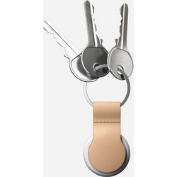 Nomad Δερμάτινο Keychain Leather Loop για Apple AIRTAG - Natural ΚΑΦΕ - NM01016885