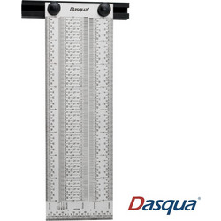 Dasqua 1804-5776 Χάρακας ταφ σημαδέματος ευκαμπτος Inox 200mm