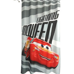 Dimcol Παιδική Κουρτίνα με Τρέσα 155x240 Cars 872 Grey