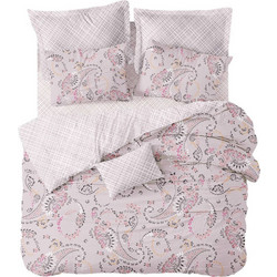 Cokitex Σετ Σεντόνια Διπλά Βαμβακερά 205x265 Lilly Beige
