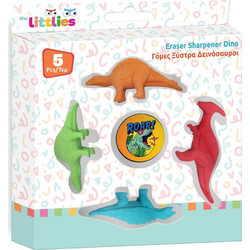 ΣΕΤ Γόμα Ξύστρα The Littles Dino 5 Τεμάχια 647013