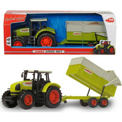 Dickie Toys Όχημα Claas Τρακτέρ & Dumper 203739000